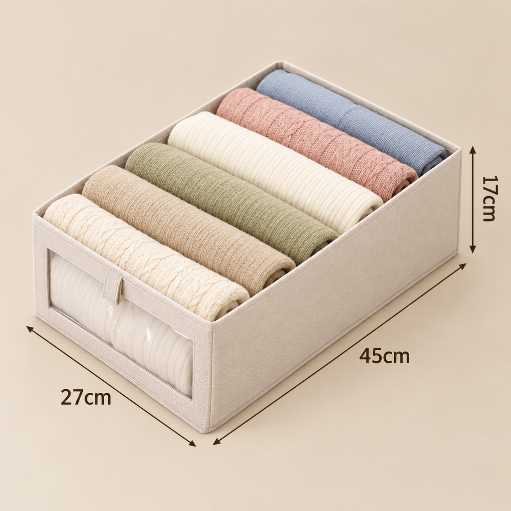 SnapTidy Caja Organizadora Plegable de Ropa